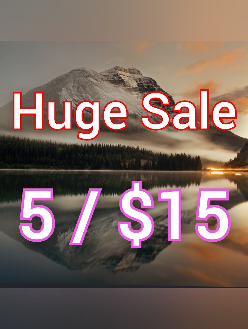 ✨ 5 For $15 SALE ✨